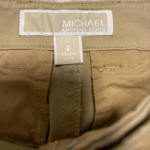 LIKE NEW - Worn 1x - MICHEAL MICHAEL KORS WASHED ORGANIC COTTON CARGOS - Picture 7 of 9